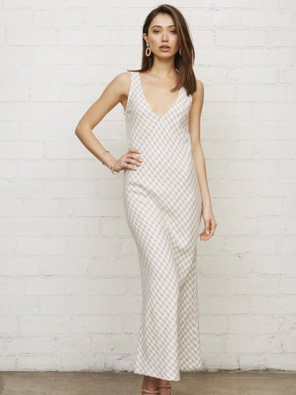 Rachel Pally Gingham Bias Dress XS